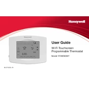 Honeywell RTH8580WF Thermostat manual cover