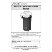 West Bend L5926 82421 Popcorn Maker manual cover