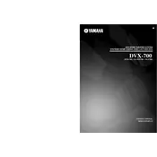 Yamaha DVR-700 Theater System manual cover