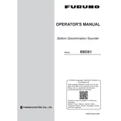 Furuno BBDS1 Sounder manual cover