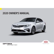 Kia Optima PHEV Hybrid 2020 Sedan manual cover