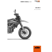 KTM SMC 690 R 2022 Motorcycle manual cover