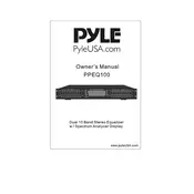 Pyle PPEQ100 Equalizer manual cover