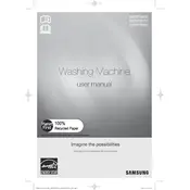 Samsung Pure Cycle WA50F9A6DSW Washing Machine manual cover