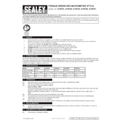 Sealey STW701 Wrench manual cover