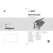 Bosch 0 601 387 571 Sander manual cover