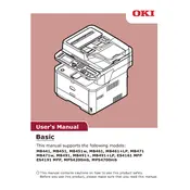 Oki ES4191 MFP Printer manual cover