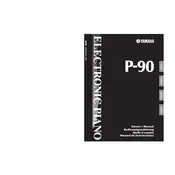 Yamaha P-90 Piano manual cover