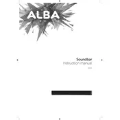 Alba SR120 745/0794 Soundbar manual cover