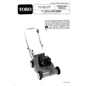 Toro 21-inch 20765 Mower manual cover