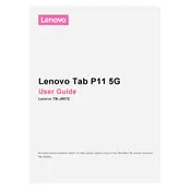 Lenovo TAB P11 5G TB-J607Z Tablet manual cover