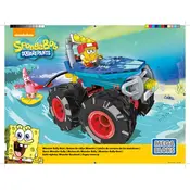 Mega Bloks Mattel SpongeBob Monster Rally Boat DKT71 Construction Set manual cover