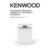 Kenwood KDW60B16 manual cover