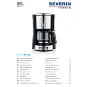 Severin KA 4826 Coffee Maker manual cover