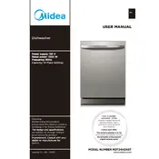 Midea MDT24H2AST Dishwasher manual cover