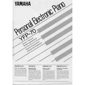 Yamaha YFP-70 Piano manual cover