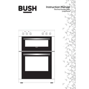 Bush DHBET60W 9182644 Cooker manual cover