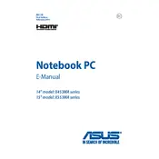 ASUS P453MA Laptop manual cover