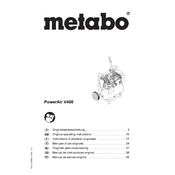 Metabo PowerAir V400 Compressor manual cover