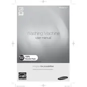 Samsung PowerFoam WF435ATGJRA Washing Machine manual cover