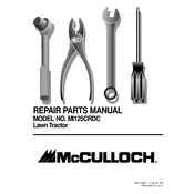 McCulloch MI125CRDC manual cover