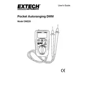 Flir DM220 Multimeter manual cover