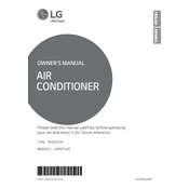 LG LW6016R LW6016RASWAHDP Air Conditioner manual cover