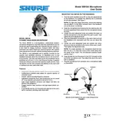 Shure SM10A Microphone manual cover