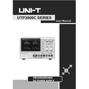 UNI-T UTP3000C Oscilloscope manual cover