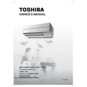 Toshiba RAS-10SAVR Air Conditioner manual cover