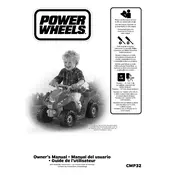 Power Wheels Mattel Nickelodeon PAW Patrol Lil Quad CMP32 Toy manual cover