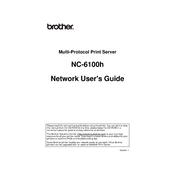 Brother NC-6100h manual cover