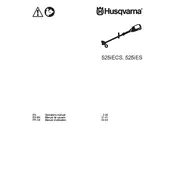 Husqvarna 525iES Edger manual cover