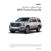 GMC Yukon 2015 manual cover