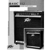 Peavey Basic 112 Amplifier manual cover