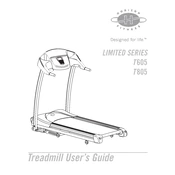 Horizon Fitness T605 2004 Treadmill manual cover