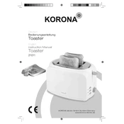 Korona 21011 Toaster manual cover