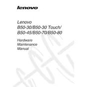 Lenovo B50-30 Laptop manual cover