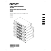 QSC PLX Series PLX 1104 manual cover