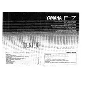 Yamaha R-7 Receiver manual cover