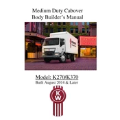 Kenworth K270 2014 Truck manual cover