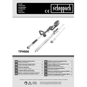 Scheppach TPH900 5910504901 Hedge Trimmer manual cover