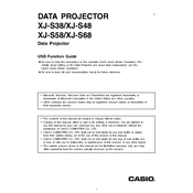 Casio XJ-S38 Projector manual cover