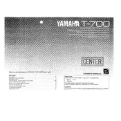 Yamaha T-700 Tuner manual cover