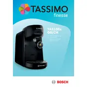 Bosch TASSIMO TAS16B3CH Coffee Machine manual cover