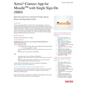 Xerox Connect App for Moodle with Single Sign-On Application manual cover