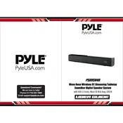 Pyle PSBVSN40 Speaker System manual cover