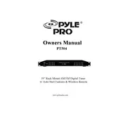 Pyle PT504 Digital Tuner manual cover