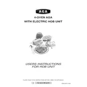 AGA 4-Oven With Electric Hob Cooker