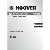 Hoover VHV 680C-OS manual cover